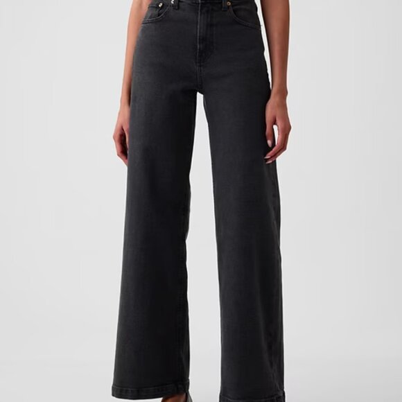 NWT High Rise Stride Wide-Leg Jeans - Picture 2 of 3